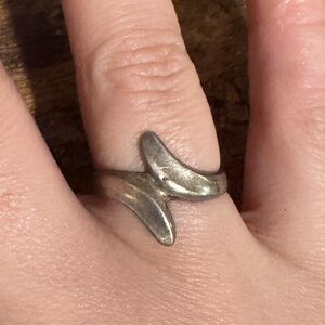 Vintage Silver Wave Ring